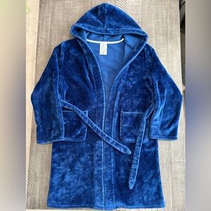 Tunoluker Blue Hooded Robe Kids Size 15-16